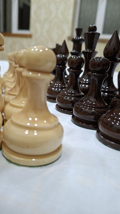 Шахматный фигура из дерево  глянцвый матовый полу матовый