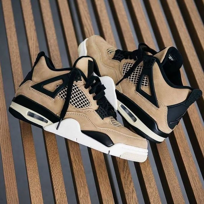 Nike air jordan 4 Нови Кецове Цвят - Бежево с Кутия [36-45 Номер]