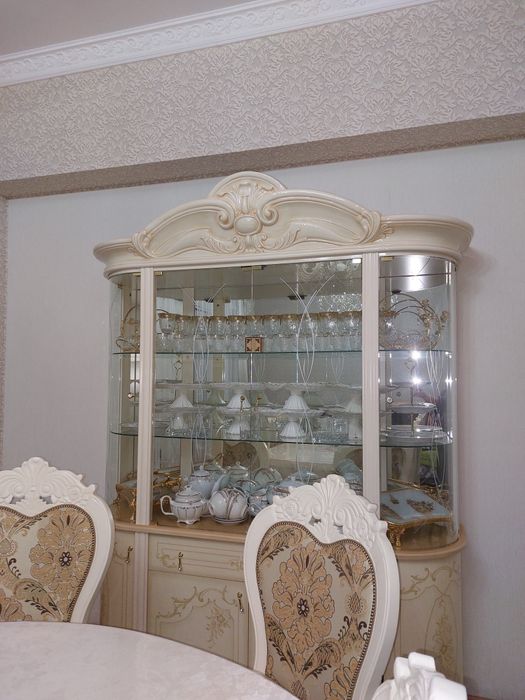 Стол стулья горка