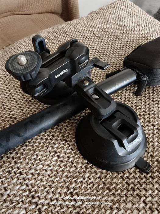 Insta360 x4 și ventuza dubla