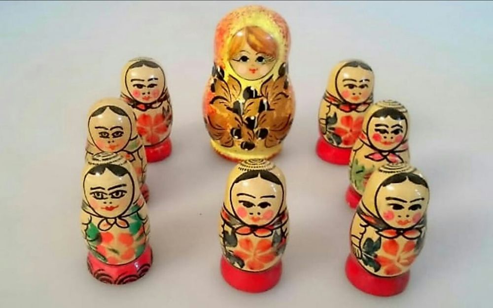 Кружки, матрёшки