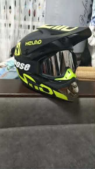 Casca moto/enduro/atv    +ochelari