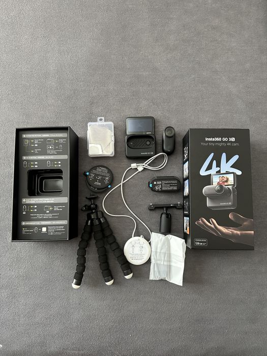 Insta360 GO 3S 128GB – 4K – Kit complet – Ca Noua