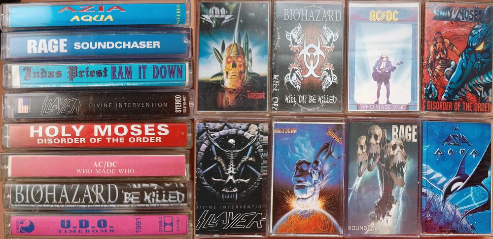 #3 - Аудио касети - неофициални издания, рок, хард, хеви. 10 лв.