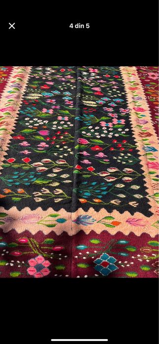 Covor traditional oltenesc lână