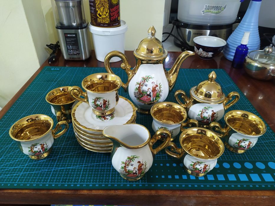 Фарфоровый Кофейный сервиз