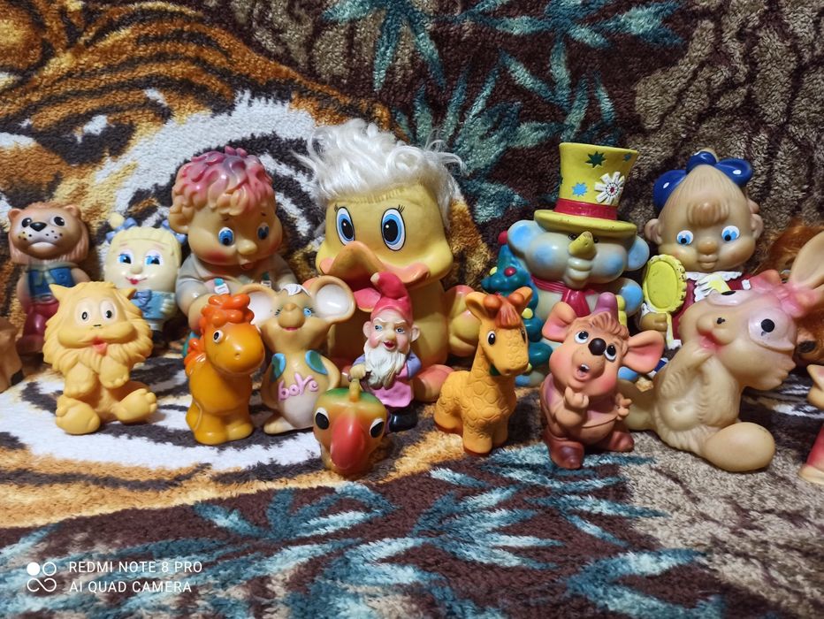 Пупсы СССР и резиновые игрушки