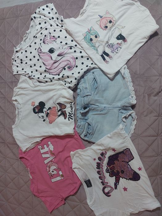 Детски СЕТ-къси панталонки +тениски H&M