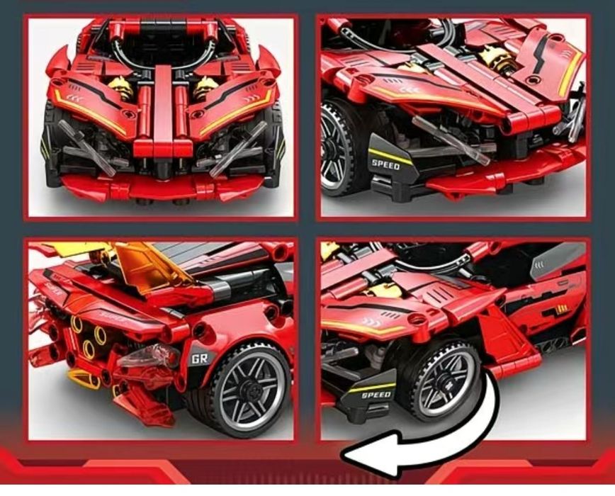 Конструктор лего Lamborghini на пульте управления