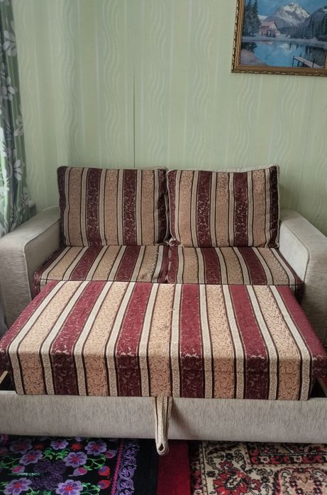 Продам мини-диван+кресло