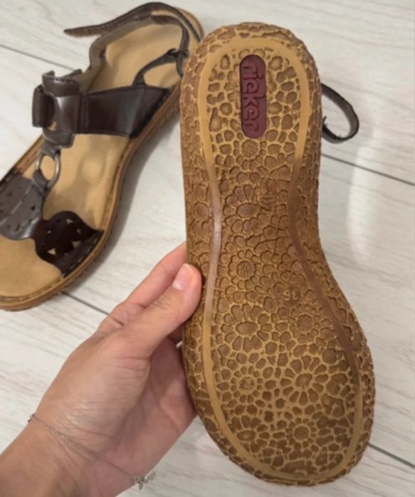Sandale piele naturala Riker