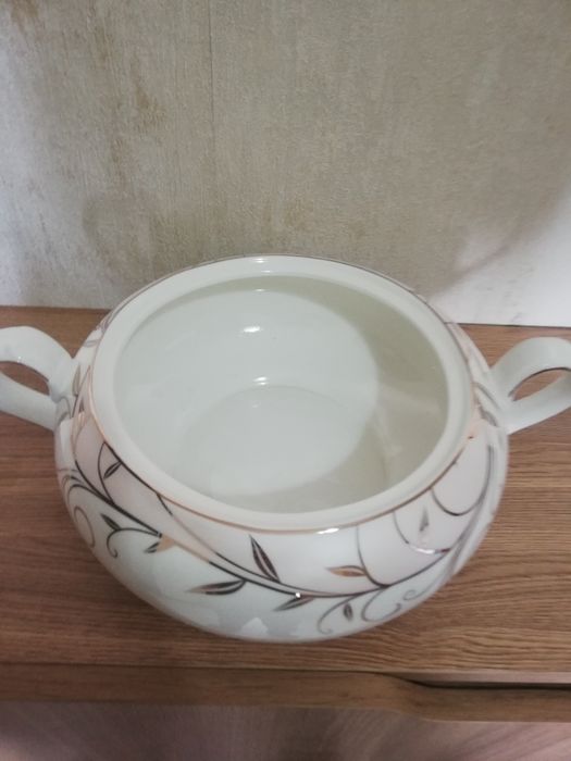 Кастрюля, фарфоровая, многофункциональная