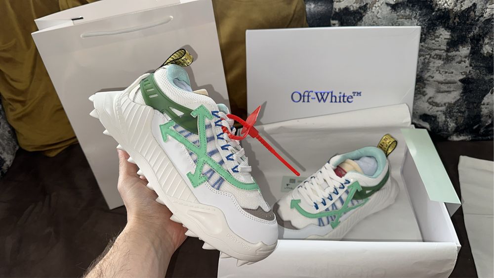 Off-White Odsy-1000 White Pale Green