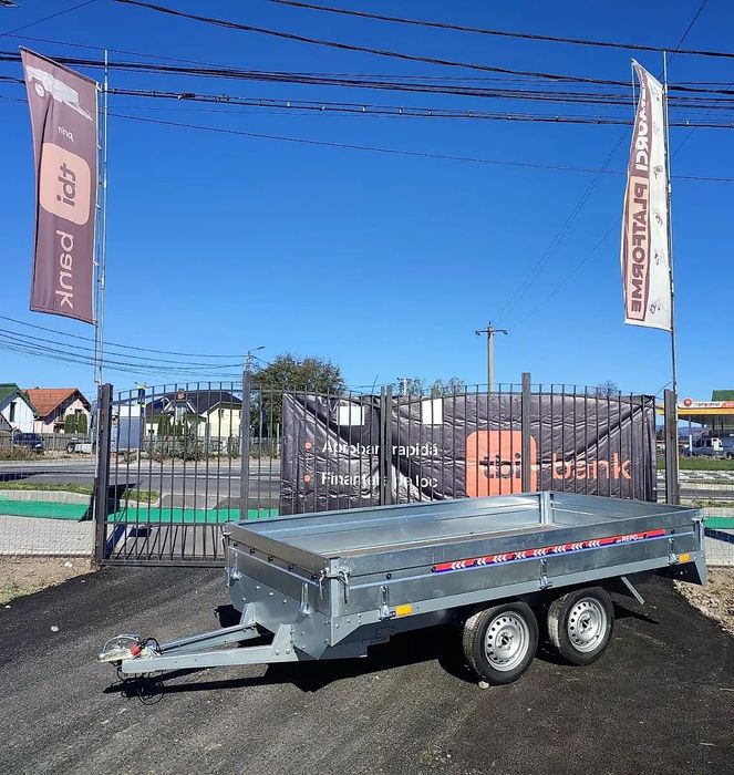 REPO Remorca 750 kg 2 Axe Repo 260x160x30 cm Tip Platforma, CIV GRATUIT