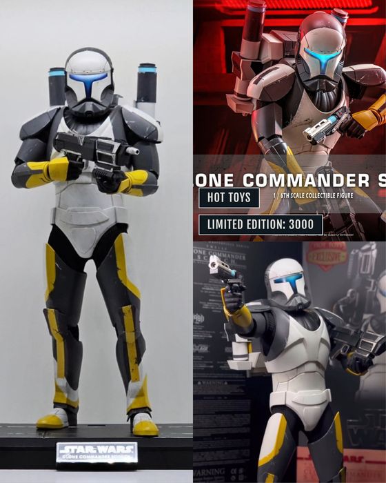 Figurina Hot Toys Clone Commando Scorch