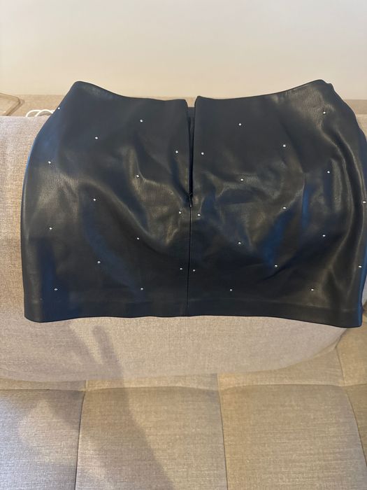 Кожена пола Mango