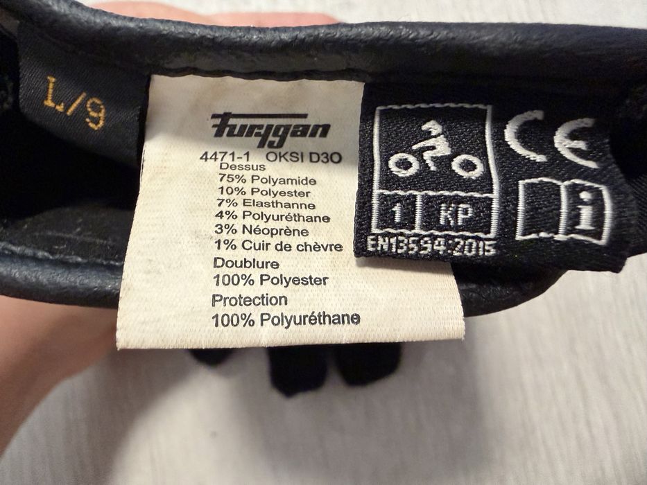Manusi Moto Vara Furygan Jet D3O - marime L / 9 -cu protectie inteligenta
