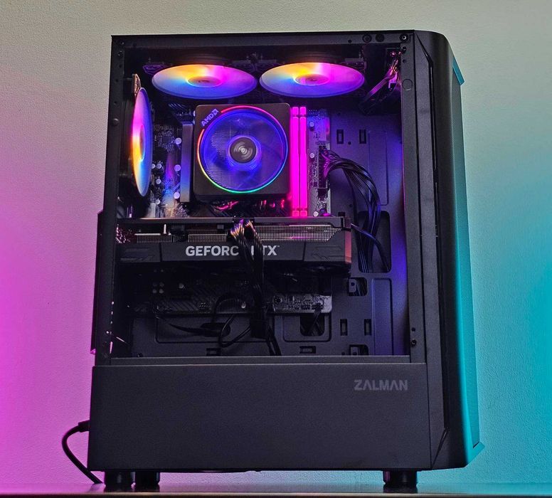 Ryzen 5-7500F/RTX 5060Ti 16GB/RAM 32GB/SSD 1TB/Чисто Нов-Гаранция!