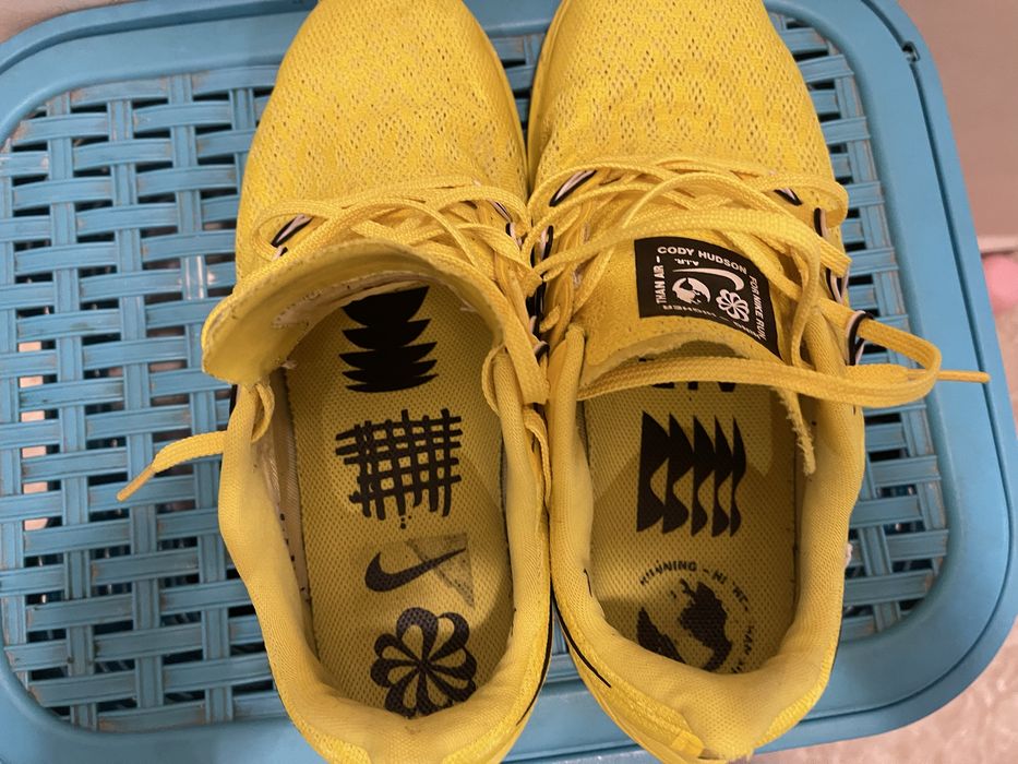42.5 Nike Air Zoom Pegasus 36 Cody Hudson Yellow Жълти Jordan Diesel Маратонки Puma Adidas