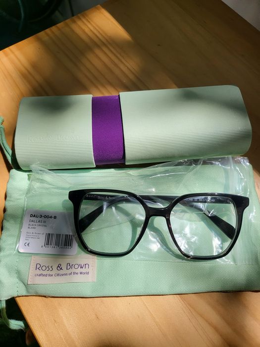 Rame ochelari vedere originali Ross & Brown Dallas III Black Crystal