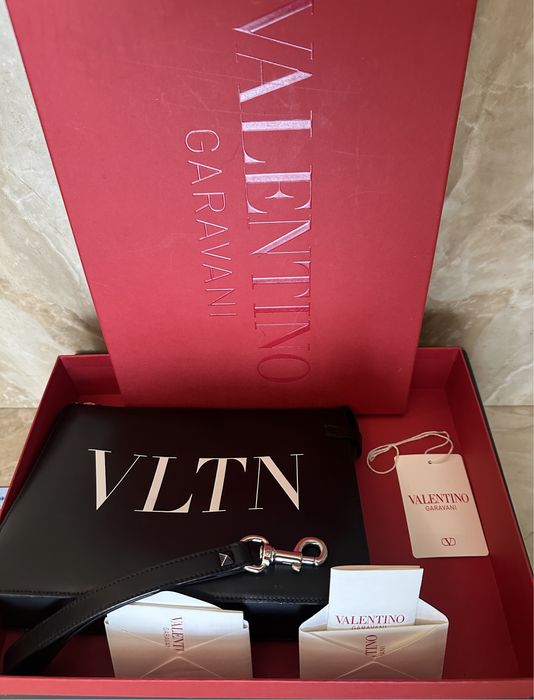 VLTN Calfskin Pouch