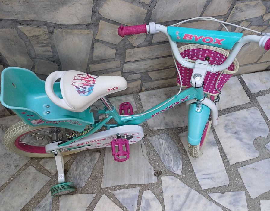 BYOX Детски велосипед 16" CUPCAKE МЕНТА