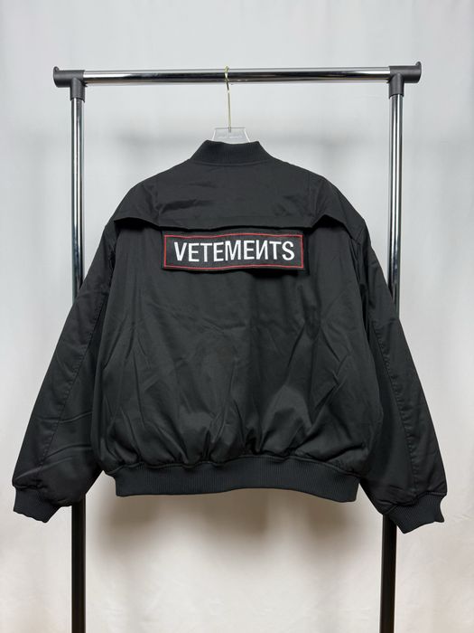 «SALE» Vetements Bomber Jacket Black