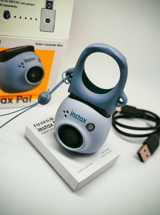 Fujifilm instax PAL Lavender Blue - чисто нов, пълен комплект, с кутия