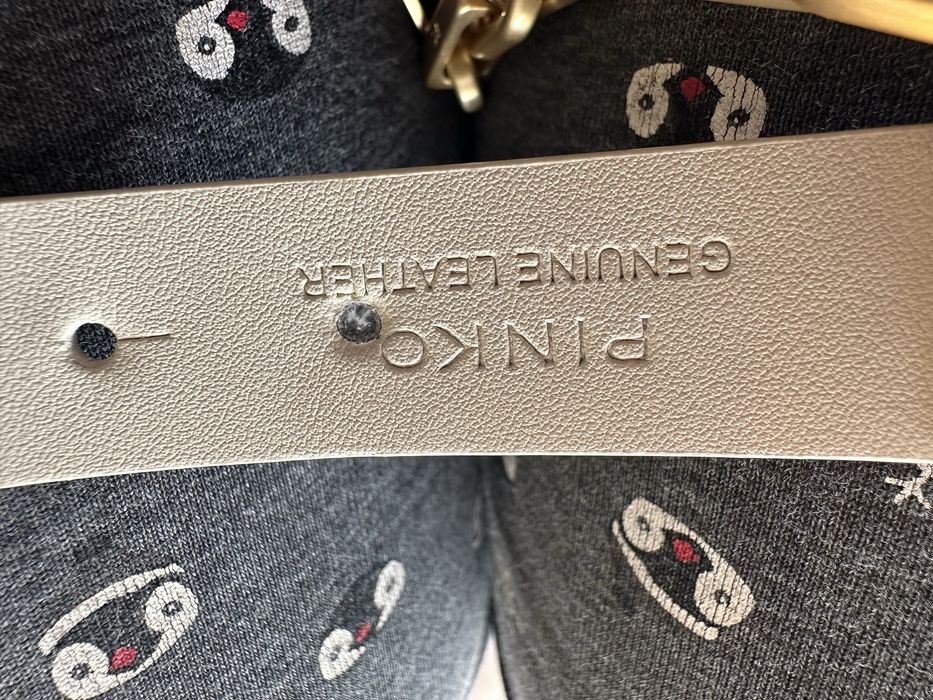 Колан Pinko кожа и златна верига