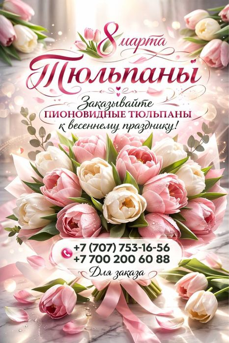 Тюльпаны пионовидные