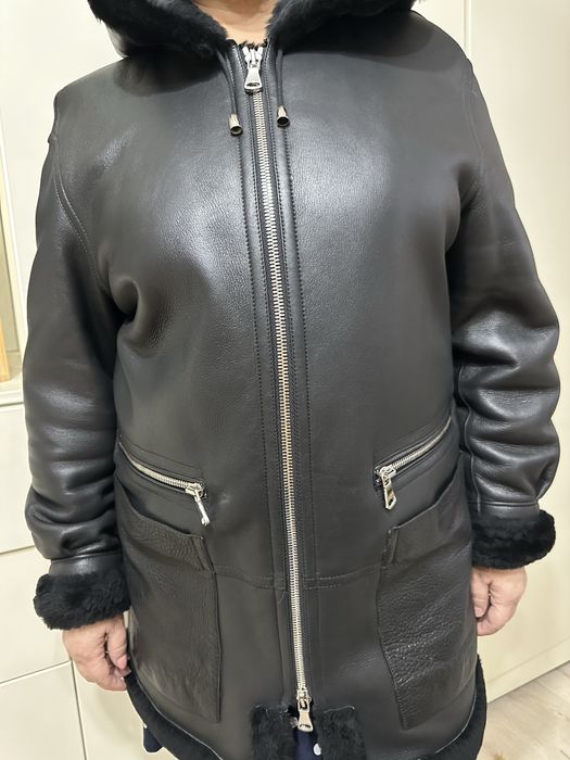Продам кожанную дубленку зима