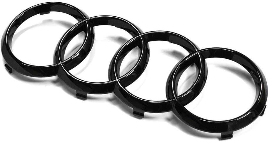 Embleme Logo Audi Grila Fata sau Portbagaj 175/192/216/273/285mm, Negr