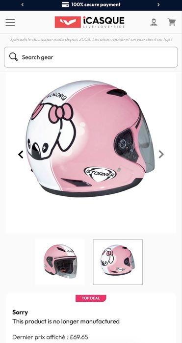 Casca moto Stormer