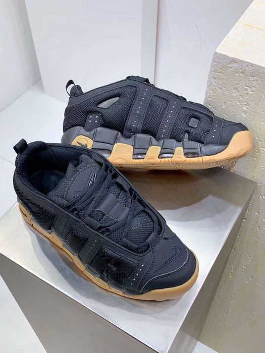 Нови мъжки маратонки Nike Air More Uptempo Low "Black/Gum