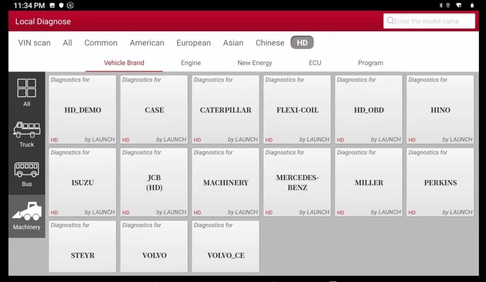 Tester Launch x431 SmartlinkC Turisme si Camioane cu Tableta LAUNCH