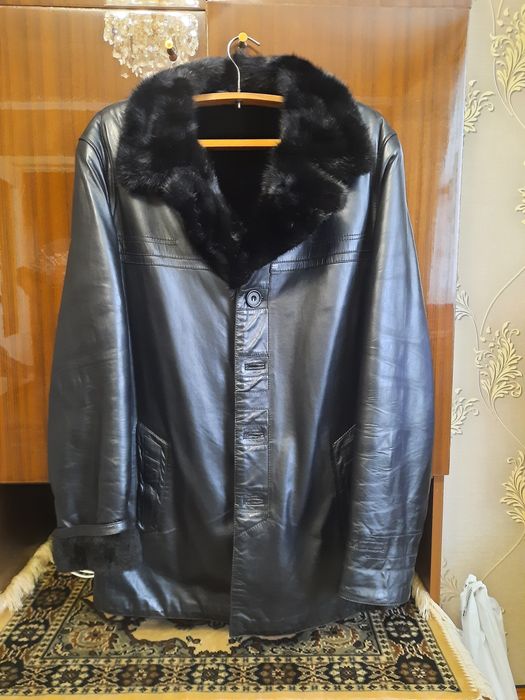 Мужская дубленка ,размер 48-50