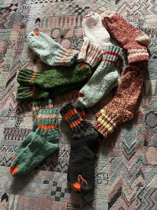 Sosete de lana. Crosetate