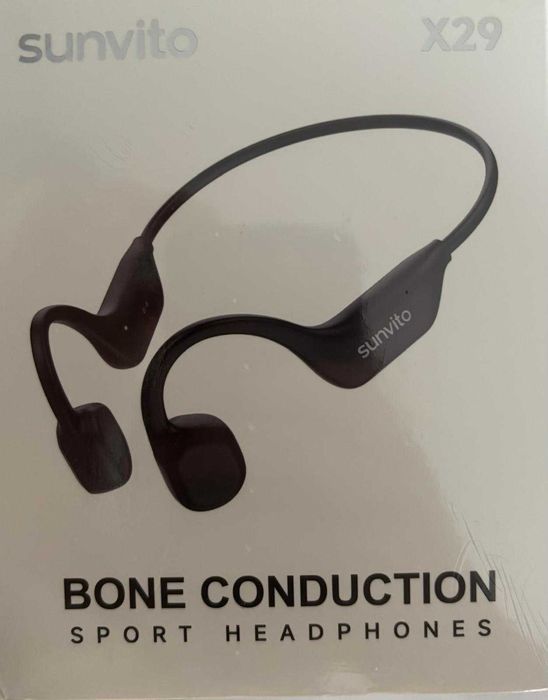 Casti sportive Bluetooth 6.0 cu microfon, usoare, cu autonomie 10 ore, rezistente la apă și transpirație-ideale pentru alergare, sală și ciclism