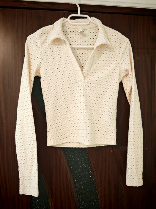 bluza eleganta decoltata h&m