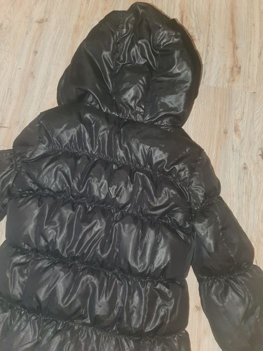 Черно зимно якенце с гъши пух Benetton