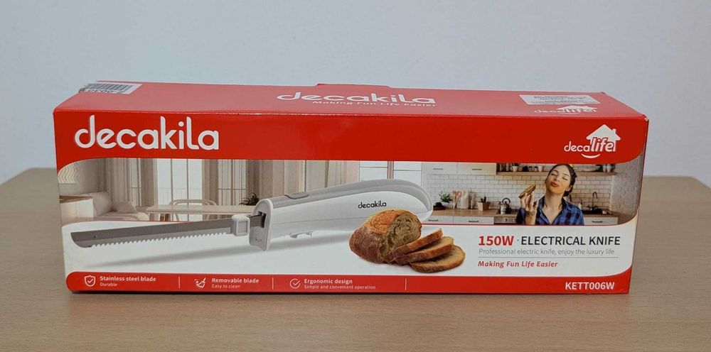Cutit electric Decakila, 150 W, Gri