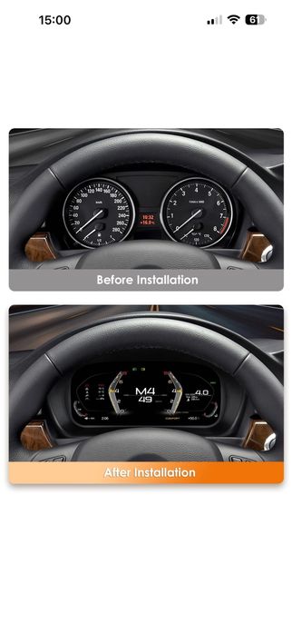 Дигитално табло със CarPlay за БМВ Е90/91/92/93