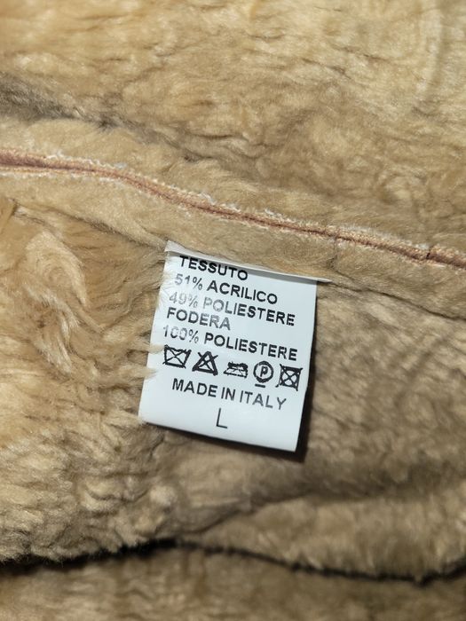 Haină imitație de piele întoarsă