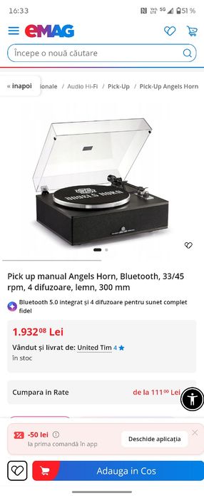 Pickup angels horn h019 pick-up