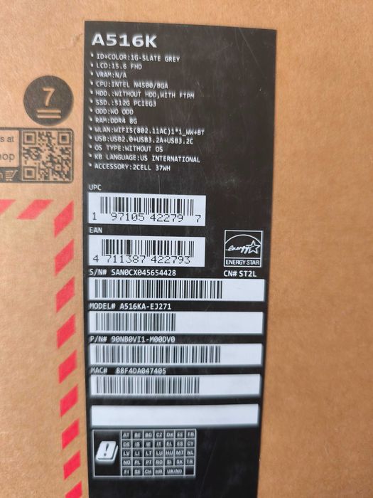 Лаптоп Asus с гаранция не е работил