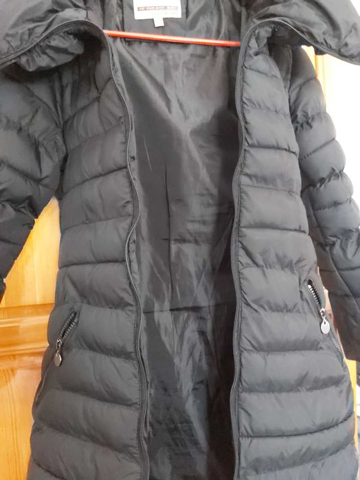 Дамско зимно черно яке