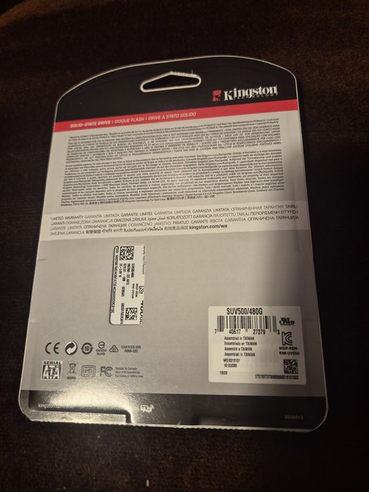 SSD 480GB Kingston sigilat SATA3 SUV500/480G