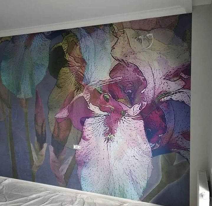 Поклейка обоев