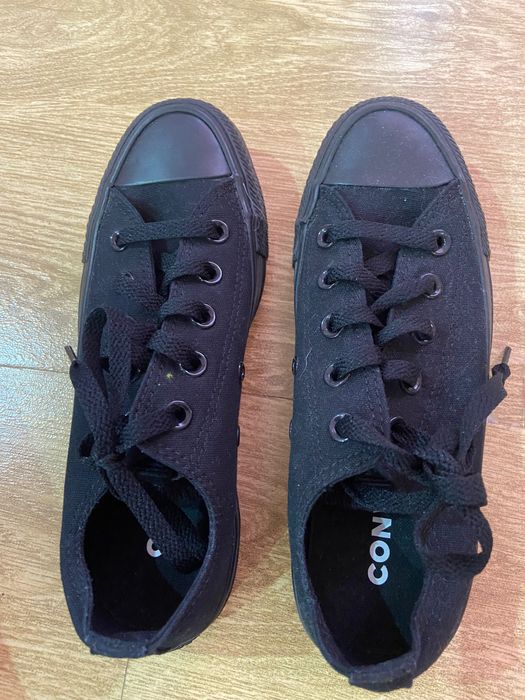 Черные кеды Converse