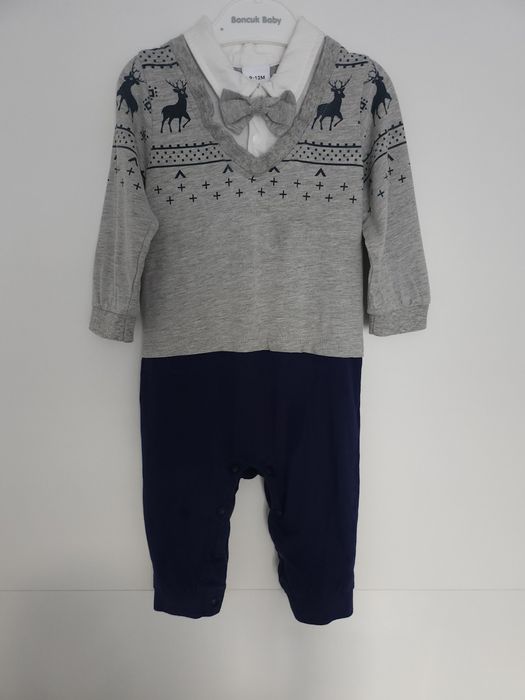 Коледен ромпър, размер 9-12 месеца